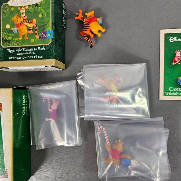 Vintage Hallmark Keepsake Ornament Winnie the Pooh Collection Pack of 3 New with - Picture 7 of 8